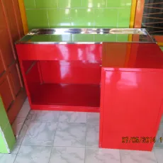 Meja Kasir Merah A001