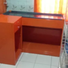 Meja Kasir Panjang 125 cm B Orange