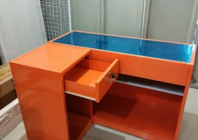 Mejakasir standart 125 Cm Orange 