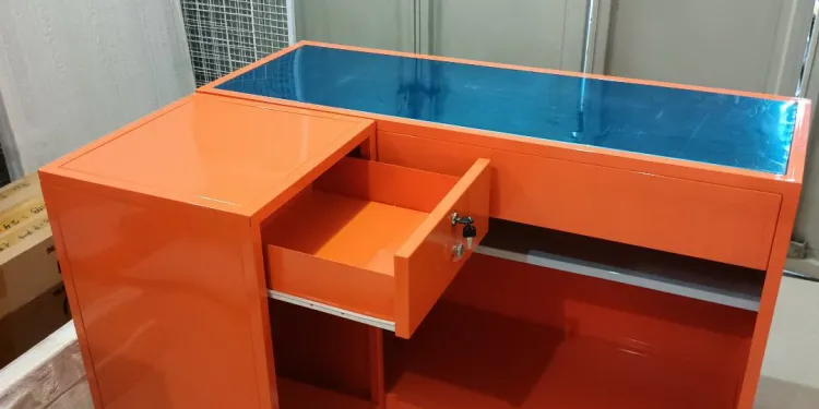 Mejakasir standart 125 Cm Orange 