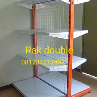 Rak Supermarket Double Tinggi 150 cm